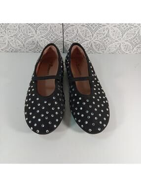 No Boundries Memory Foam Studded Black Size 6